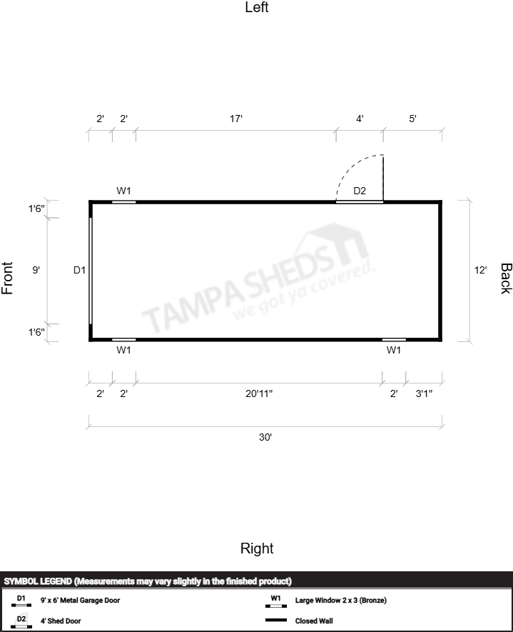Garage Steel Frame 12x30 - Image 2