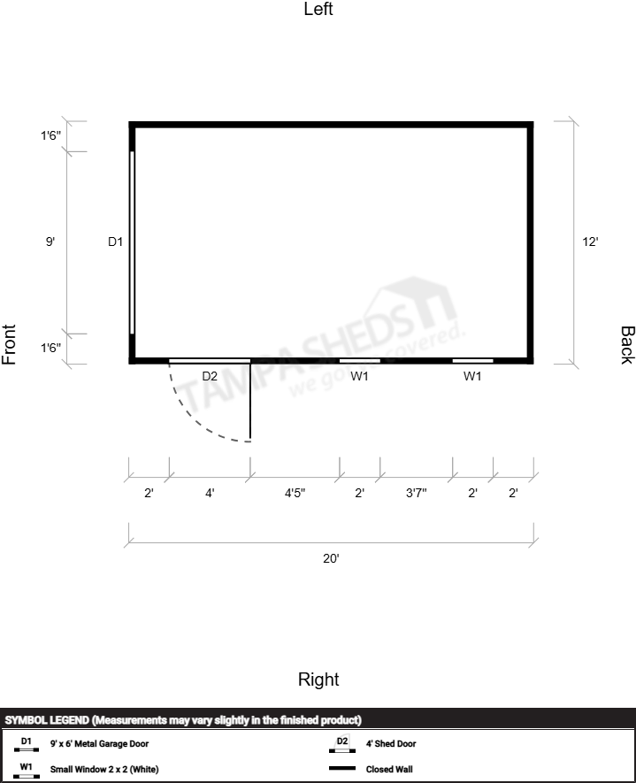 New Type Eave Steel 12x20 - Image 2